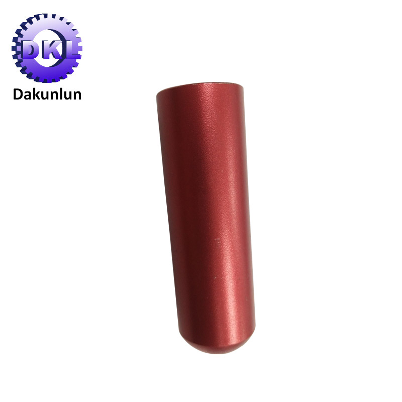 OEM Red Anodized Aluminum Hollow Threaded Shaft