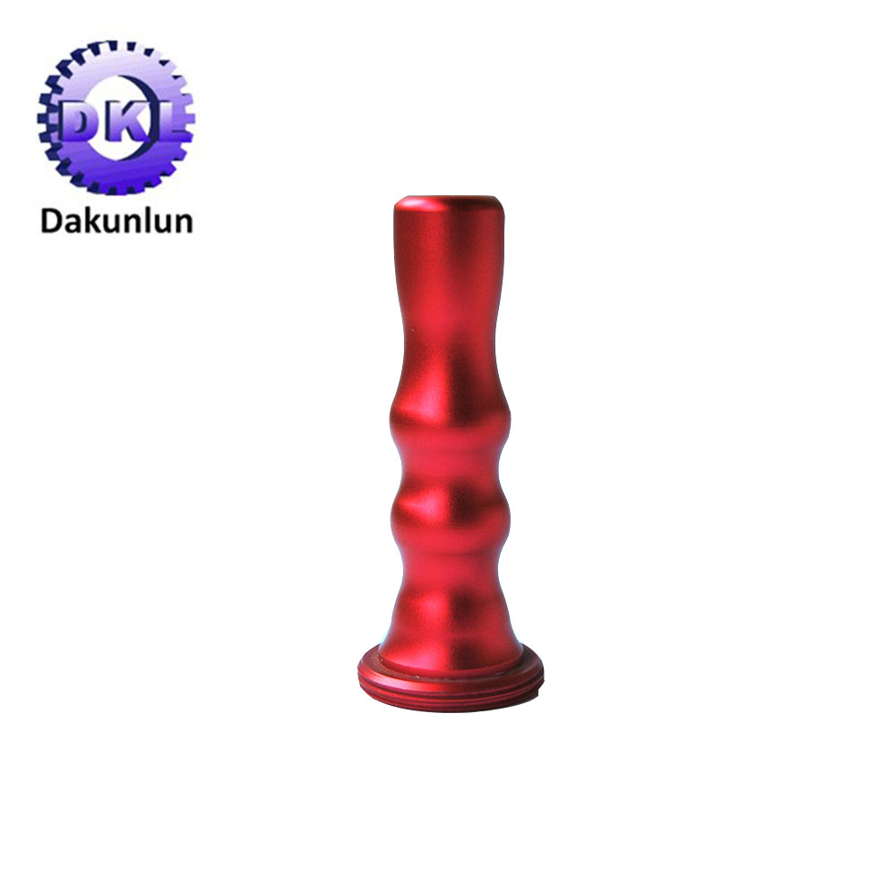 High Precision CNC Milling Customized Red Anodized Aluminum Tube