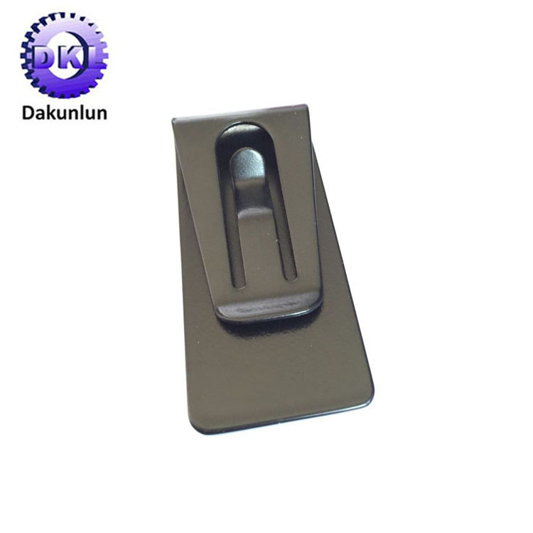Custom Zinc Coated Metal Spring Stainless Steel Holster Belt Clip