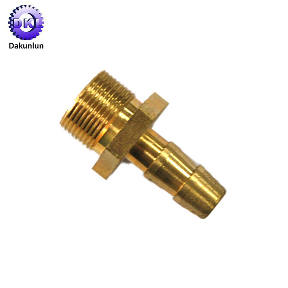 High Precision Brass Flange Shaft Chroming Plating Flexible Drive Shaft